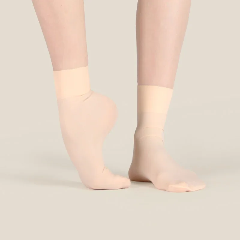 Medias Para Pilates Y Yoga - ผู้หญิง Professional ถุงเท้าบัลเล่ต์โมเดิร์นเต้นรําถุงเท้าเต้นรําพิลาทิสโยคะถุงเท้าถุงน่องเด็กผู้หญิงเด็กชาย Breathable ถุงเท้าเต้นรํา
