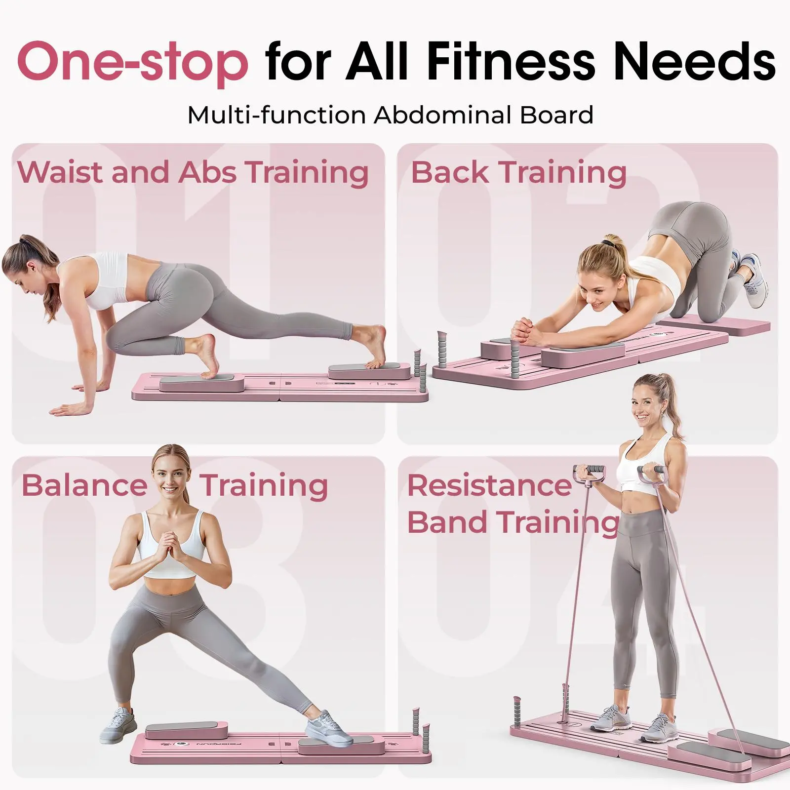 บอร์ดพิลาทิสแบบพับได้ อุปกรณ์ฝ - Pilate Yoga Workout บทวิจารณ์และราคา