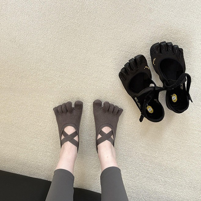 ถุงเท้าโยคะแบบไขว้สำหรับผู้หญิ - Medias Para Pilates Y Yoga บทวิจารณ์และราคา